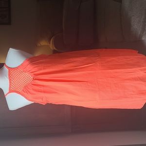 Orange summer dress Size Medium